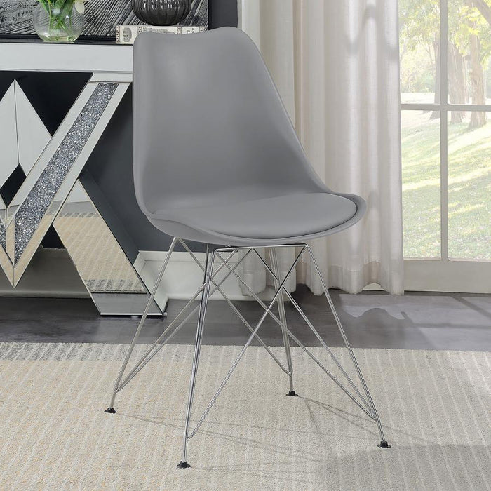 Juniper - Upholstered Side Chairs (Set of 2) - Gray Unique Piece Furniture