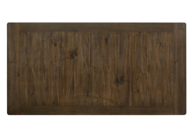 Fedele - Dining Table - Weathered Oak & Cream Finish Unique Piece Furniture