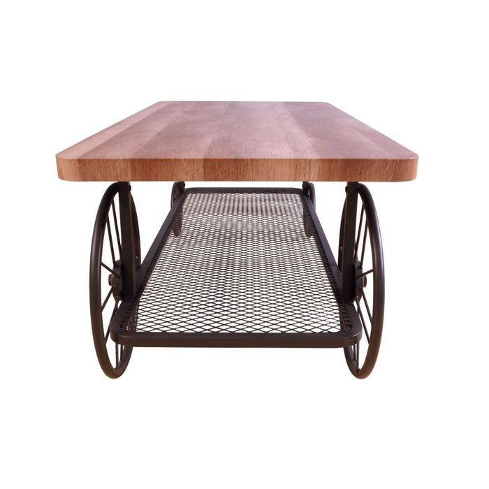 Francie - Coffee Table - Oak & Antique Gray Unique Piece Furniture