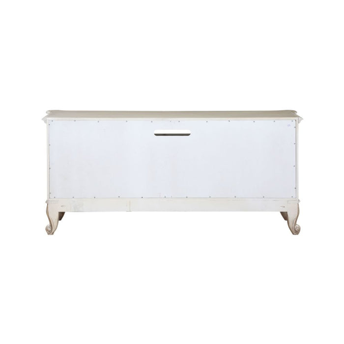 Gorsedd - TV Stand - Antique White Unique Piece Furniture