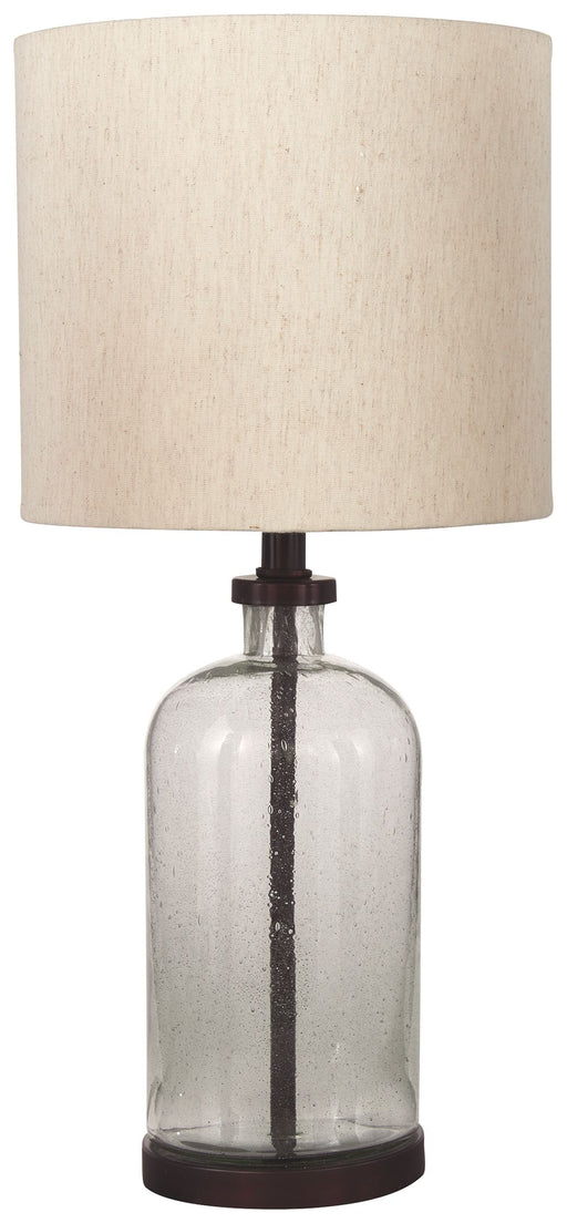 Bandile - Clear / Bronze Finish - Glass Table Lamp Unique Piece Furniture
