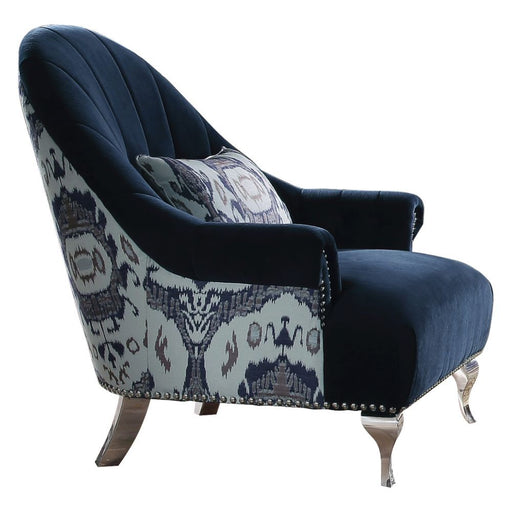 Jaborosa - Chair - Blue Velvet Unique Piece Furniture
