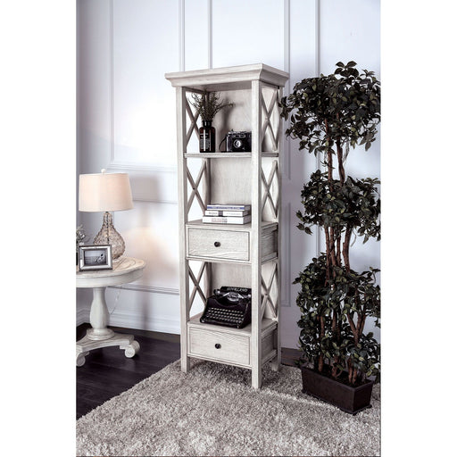 Aldora - Pier Cabinet With 2 Doors - Antique White Unique Piece Furniture