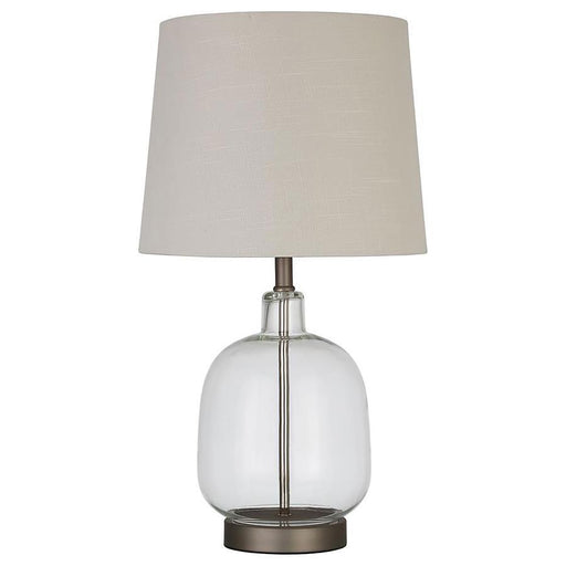 Costner - Empire Table Lamp - Beige And Clear Unique Piece Furniture