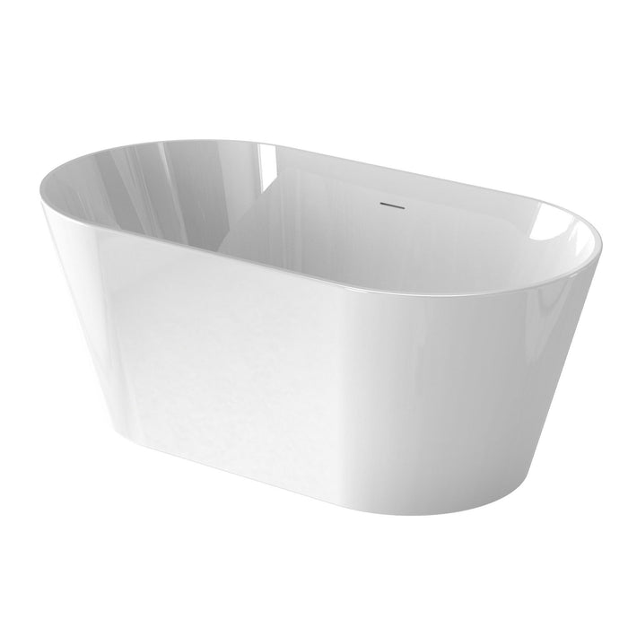 Acrylic Freestanding Soaking Bathtub - 54" - White