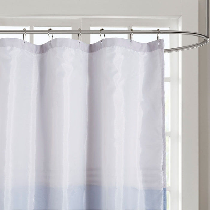 Printed And Embroidered Shower Curtain