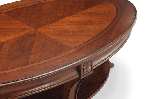 Winslet - Oval End Table - Cherry Unique Piece Furniture