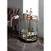 Lacole - Serving Cart - Champagne & Mirror Unique Piece Furniture