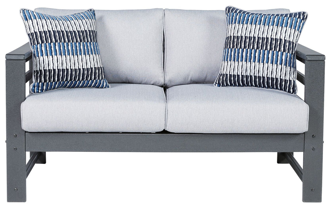 Amora - Charcoal Gray - 6 Pc. - Lounge Set Unique Piece Furniture