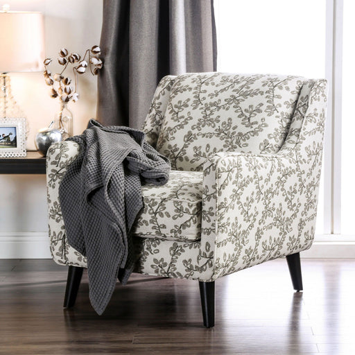 Dorset - Floral Chair - Ivory Unique Piece Furniture