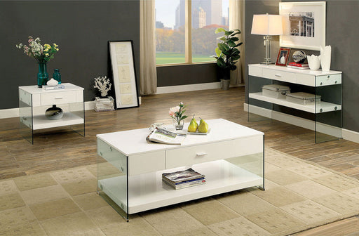 Raya - End Table - White Unique Piece Furniture