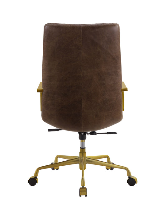 Rolento - Executive Office Chair - Espresso Top Grain Leather Unique Piece Furniture