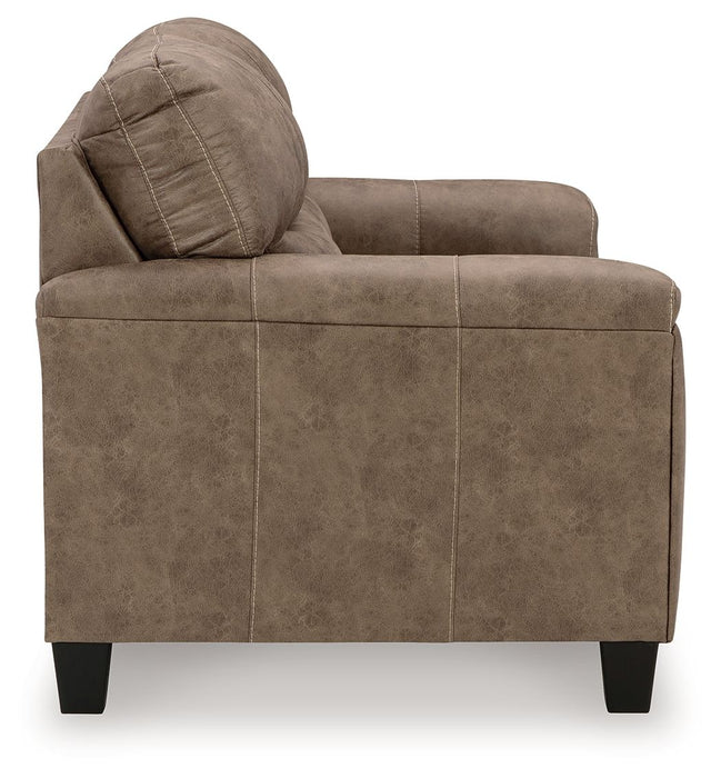 Navi - Fossil - 3 Pc. - Sofa, Loveseat, Rocker Recliner