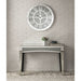 Nowles - Wall Clock - Mirrored & Faux Stones Unique Piece Furniture