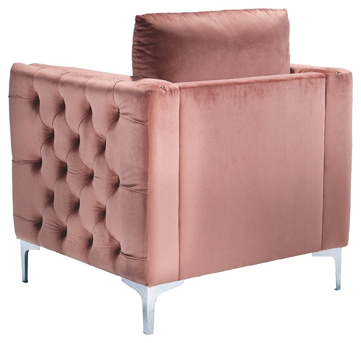 Lizmont - Blush Pink - Accent Chair Unique Piece Furniture