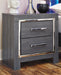 Lodanna - Gray - Two Drawer Night Stand Unique Piece Furniture
