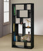 Linbrook - 10-Shelf Bookcase - Black Oak Unique Piece Furniture