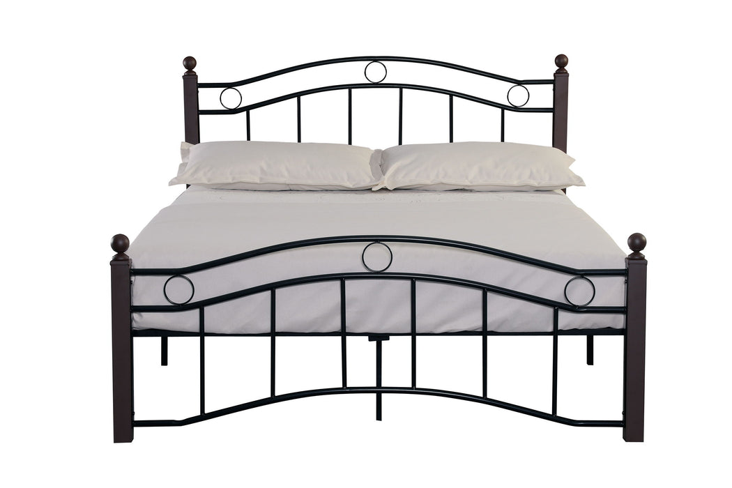 Queen Size Metal Bed Frame With Headboard And Footboard