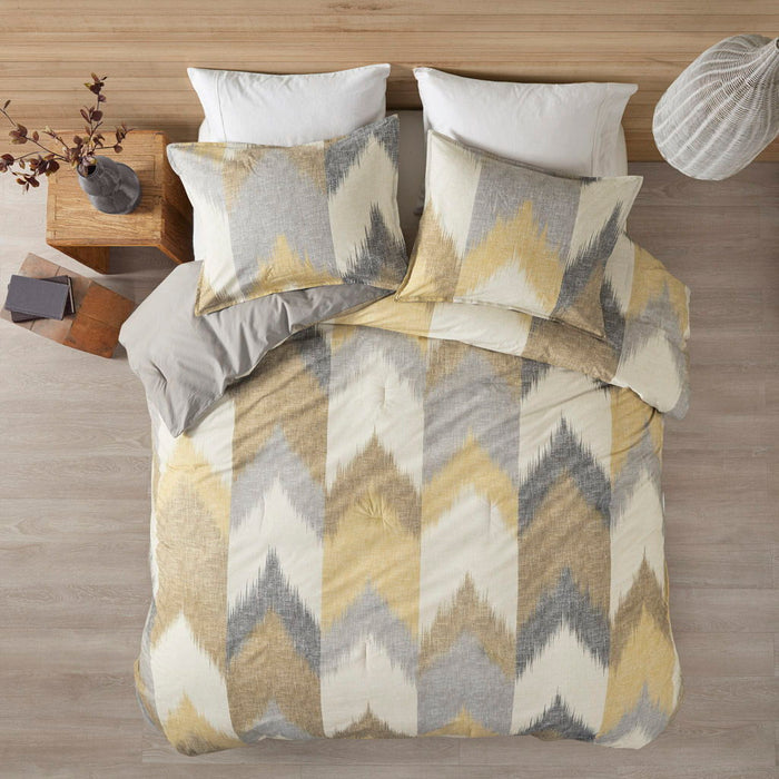 3 Piece Comforter Mini Set Yellow