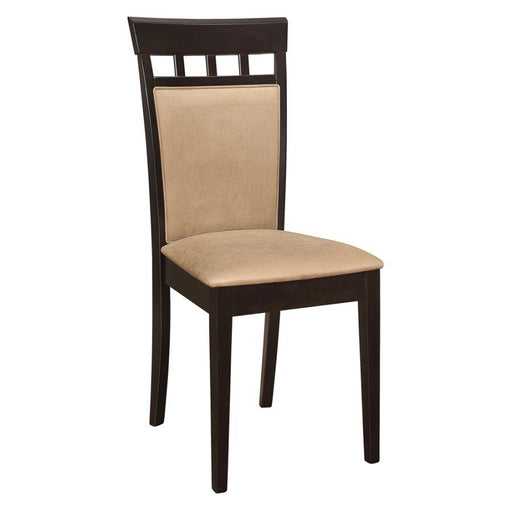 Gabriel - Upholstered Side Chairs (Set of 2) - Cappuccino And Tan Unique Piece Furniture