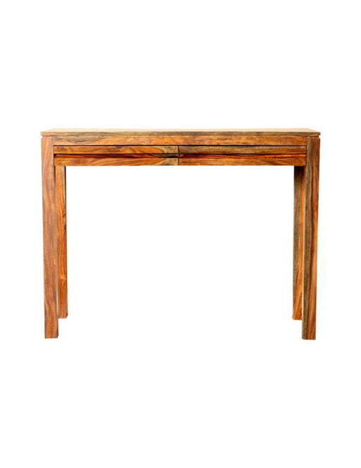 Jamesia - Rectangular 2-Drawer Console Table - Warm Chestnut Unique Piece Furniture
