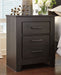Brinxton - Charcoal - Two Drawer Night Stand Unique Piece Furniture