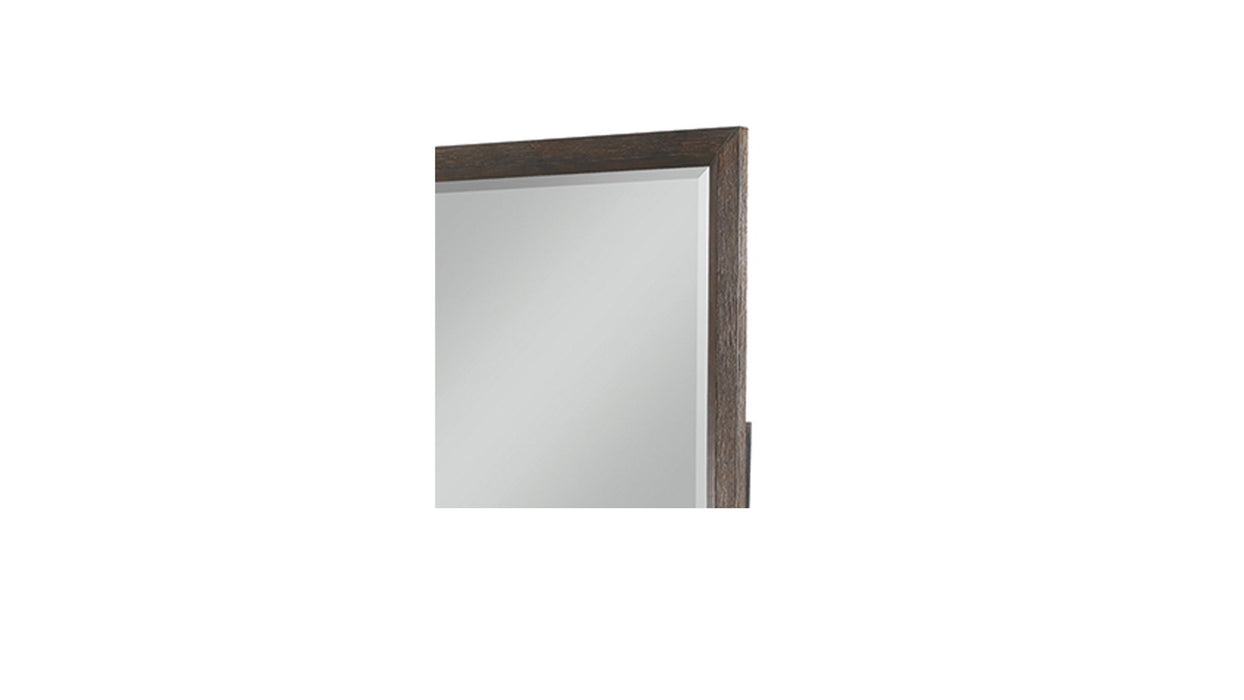 Kenzo Modern Style Mirror Made With Wood In Walnut
