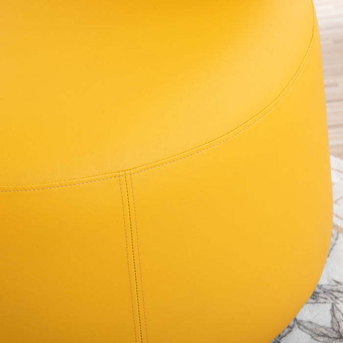 29.13" Wide Swivel Chair - Yellow