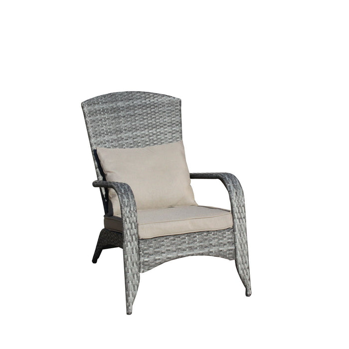 Patio Chair With Cushions (Grey Cushion)