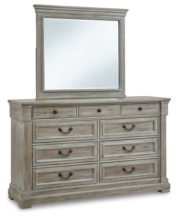 Moreshire - Bisque - Dresser, Mirror Unique Piece Furniture