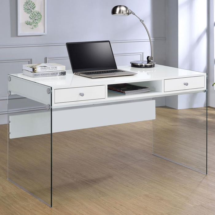Dobrev - 2-drawer Writing Desk Unique Piece Furniture