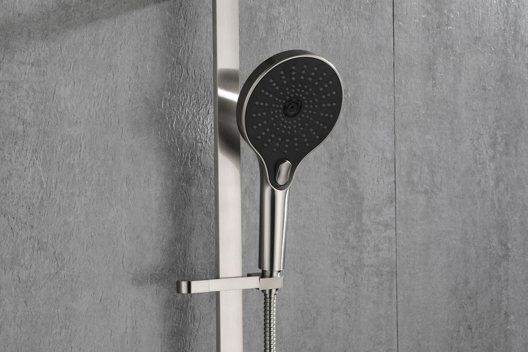 Eco - Performance Handheld Shower With 28 -" Slide Bar And 59" Hose