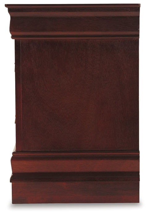 Alisdair - Reddish Brown - Two Drawer Night Stand Unique Piece Furniture