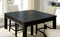 Kristie - 5 Piece Counter Height Table Set - Antique Black Unique Piece Furniture