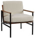 Tilden - Ivory / Brown - Accent Chair Unique Piece Furniture Furniture Store in Dallas and Acworth, GA serving Marietta, Alpharetta, Kennesaw, Milton