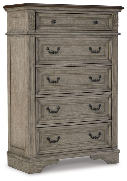 Lodenbay - Antique Gray - Five Drawer Chest Unique Piece Furniture