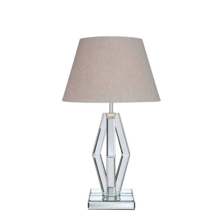 Britt - Table Lamp - Mirrored & Chrome Unique Piece Furniture