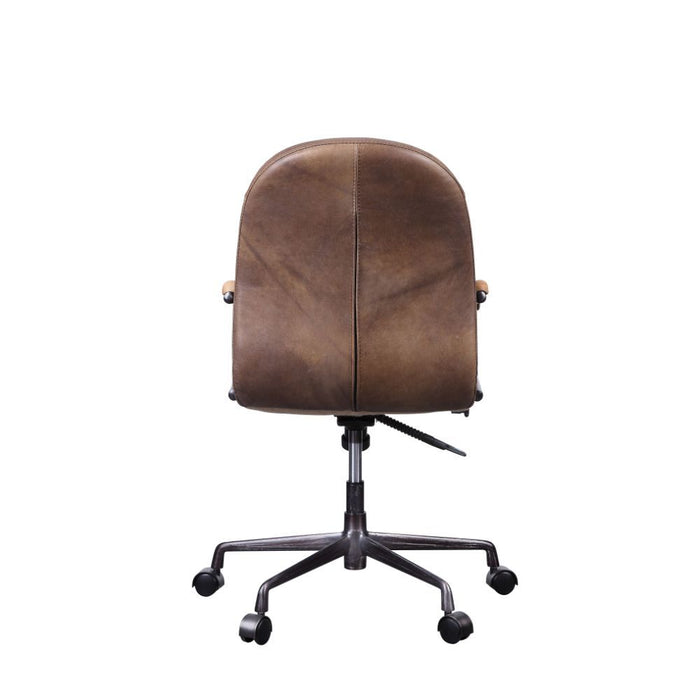 Acis - Executive Office Chair - Vintage Chocolate Top Grain Leather Unique Piece Furniture