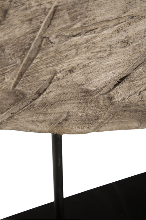 Dashburn - Antique White / Black - Sculpture Unique Piece Furniture