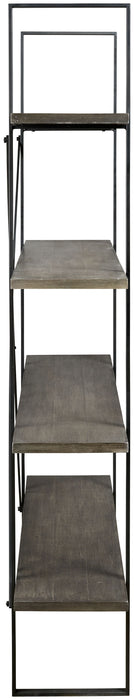 Gilesgrove - Black / Gray - Bookcase Unique Piece Furniture