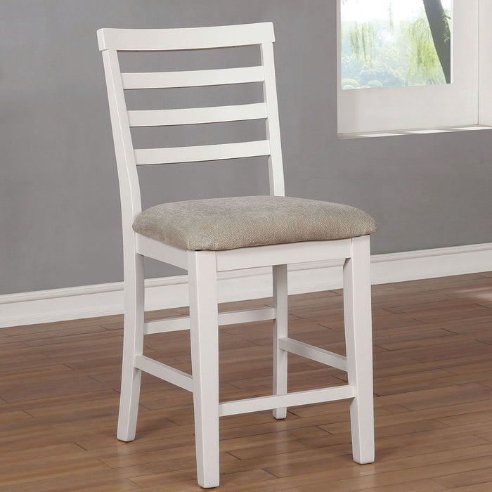 Kiana - Counter Height Side Chair (Set of 2) - White Unique Piece Furniture