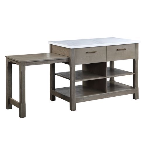 Feivel - Counter Height Table - Brown, Dark Unique Piece Furniture