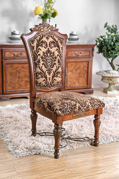 Lucie - Side Chair (Set of 2) - Brown Cherry Unique Piece Furniture
