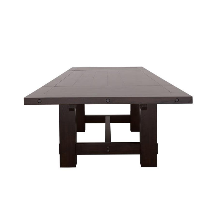 Calandra - Rectangle Dining Table With Extension Leaf - Vintage Java Unique Piece Furniture