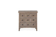 Paxton Place - Wood Drawer Nightstand - Dove Tail Grey Unique Piece Furniture