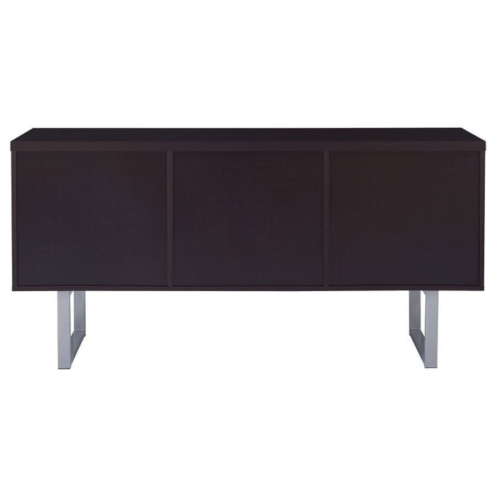 Lawtey - 5-Drawer Credenza With Adjustable Shelf - Cappuccino Unique Piece Furniture