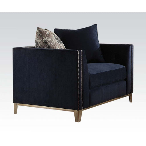 Phaedra - Chair - Blue Fabric Unique Piece Furniture
