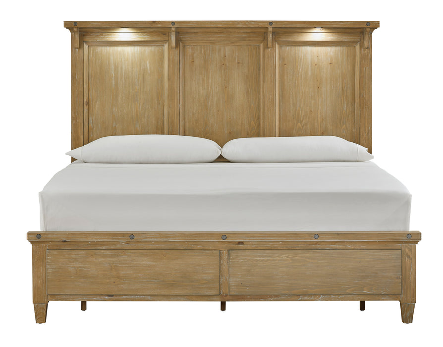 Lynnfield - Complete Lighted Panel Bed