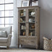 Lancaster - Door Bookcase - Dove Tail Grey Unique Piece Furniture