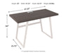 Dorrinson - White / Black / Gray - Home Office Desk Unique Piece Furniture